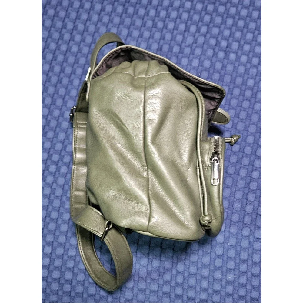 Women's Green Faux Leather Mini BackpackWild Fable Olive Green Mini Backpack